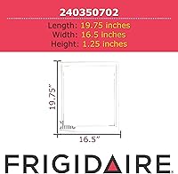 Vista 3 de Frigidaire 240350702 cubierta para charola contenedora de heladera