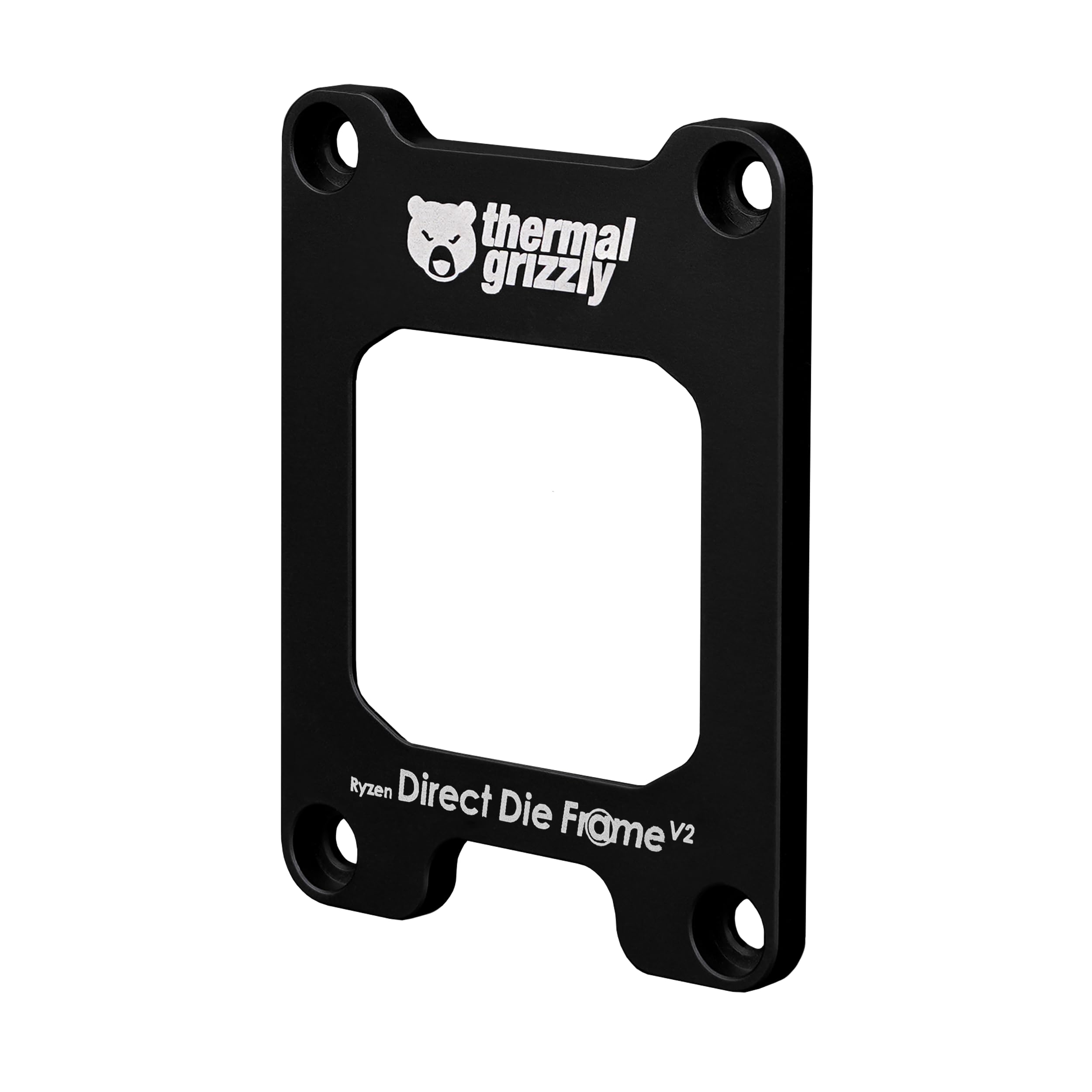 Thermal GrizzlyDirect Die Frame Ryzen 7000 V2 - Increased Compatibility - for Mounting Ryzen 7000 CPU Processors Without The Integrated Heatspreader - Made in Germany