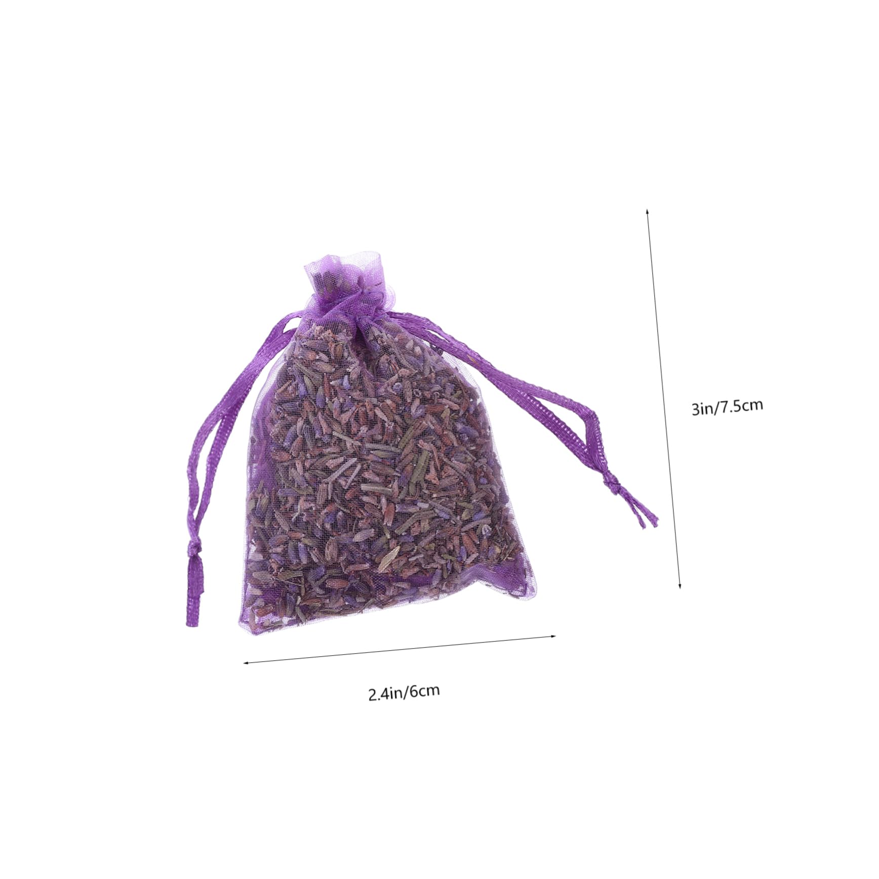PRETYZOOM 5 Set Bustina Di Lavanda Sacchetti Di Lavanda Per Armadi Profumato Bustine Di Lavanda Profumo Per Biancheria Bustine Decorative Bustina Appesa Alla Lavanda Maglia 12 Pezzi*5