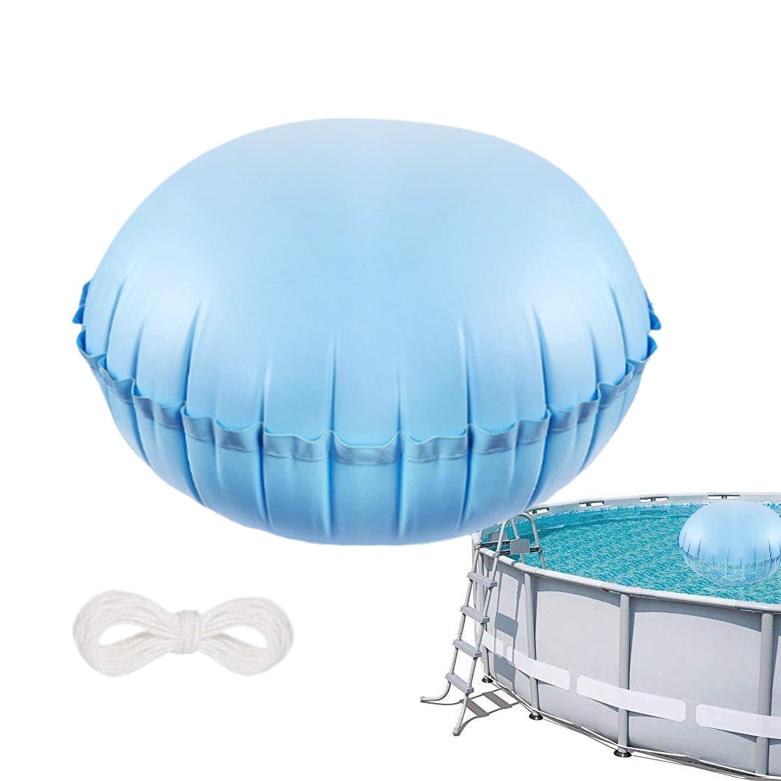 Coussin d'air pour piscines hors-sol 120 cm accessoire robuste d'hivernage haute durabilité