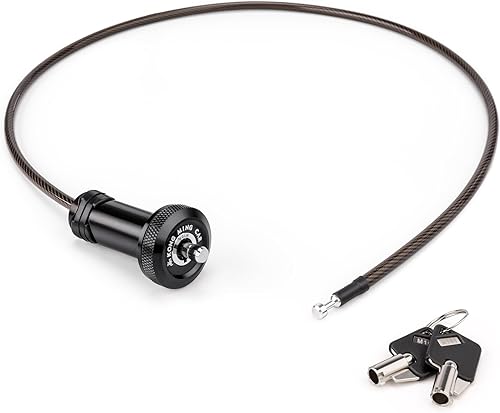 Candado de cable de bicicleta  Cable de bloqueo de bicicleta  Bloqueo de cadena de bicicleta para casco de bicicleta, antirrobo para barras de