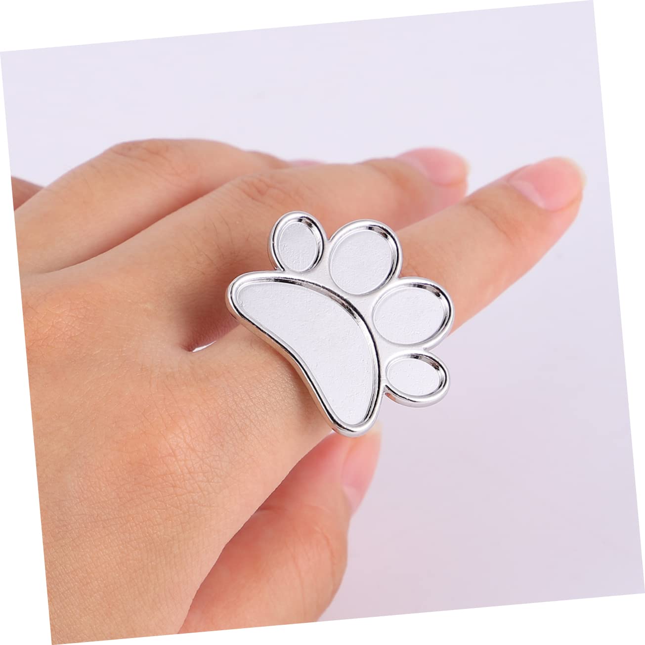 FOYTOKI Nail Art Manicure Diy Accessories Manicure Mixing Board Display Plate Nail Decor Board 2pcs Trays for Professional and Home Use