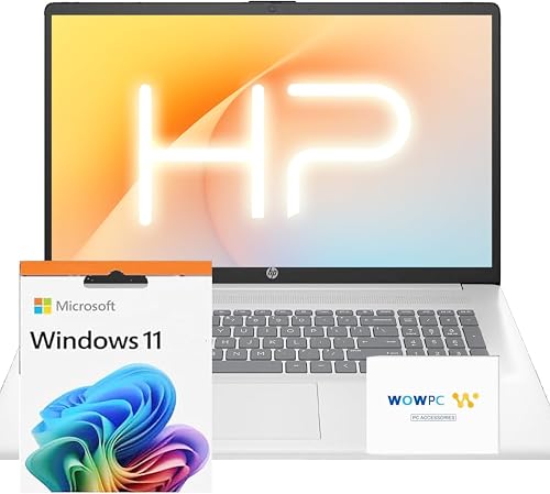 HP 17.3" Laptop Computer for Business and Fun • Intel 13th 8-Cores i3 CPU (Beat 11th i5) • 16GB RAM • 1TB SSD • Windows 11 • 10-Key Number Pad • WOWPC Recovery USB • Microsoft Office