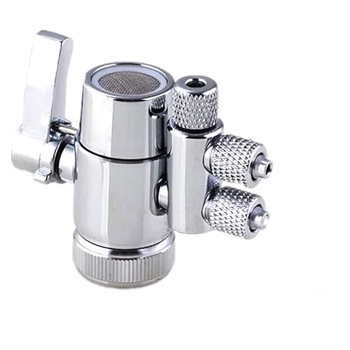Faucet Diverter Valve with Aerator M22 Female Thread for 1/4"