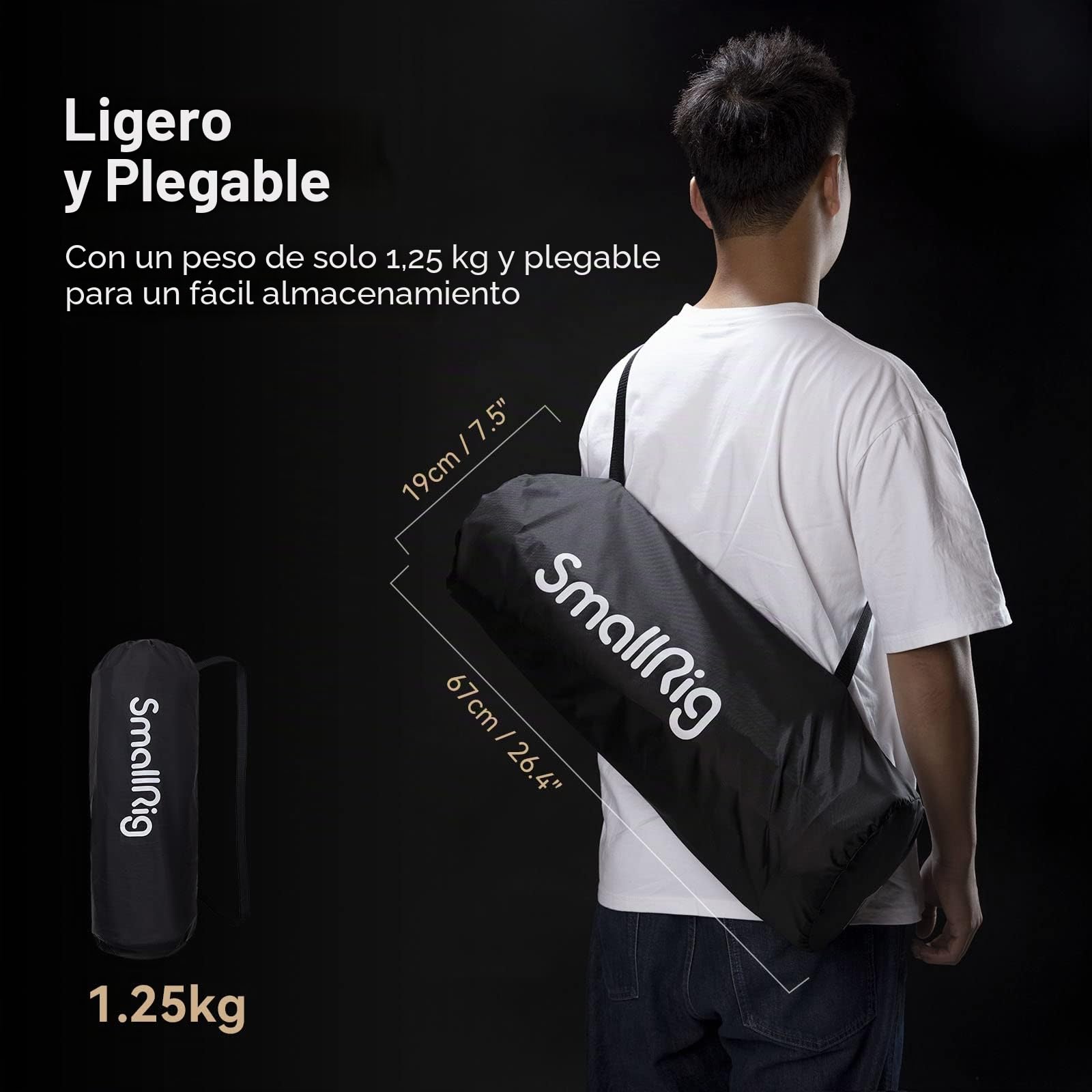 SMALLRIG Softbox parabólico LA-D85 Softbox de liberación rápida de 85cm para Luces Bowens Mount COB - 4158