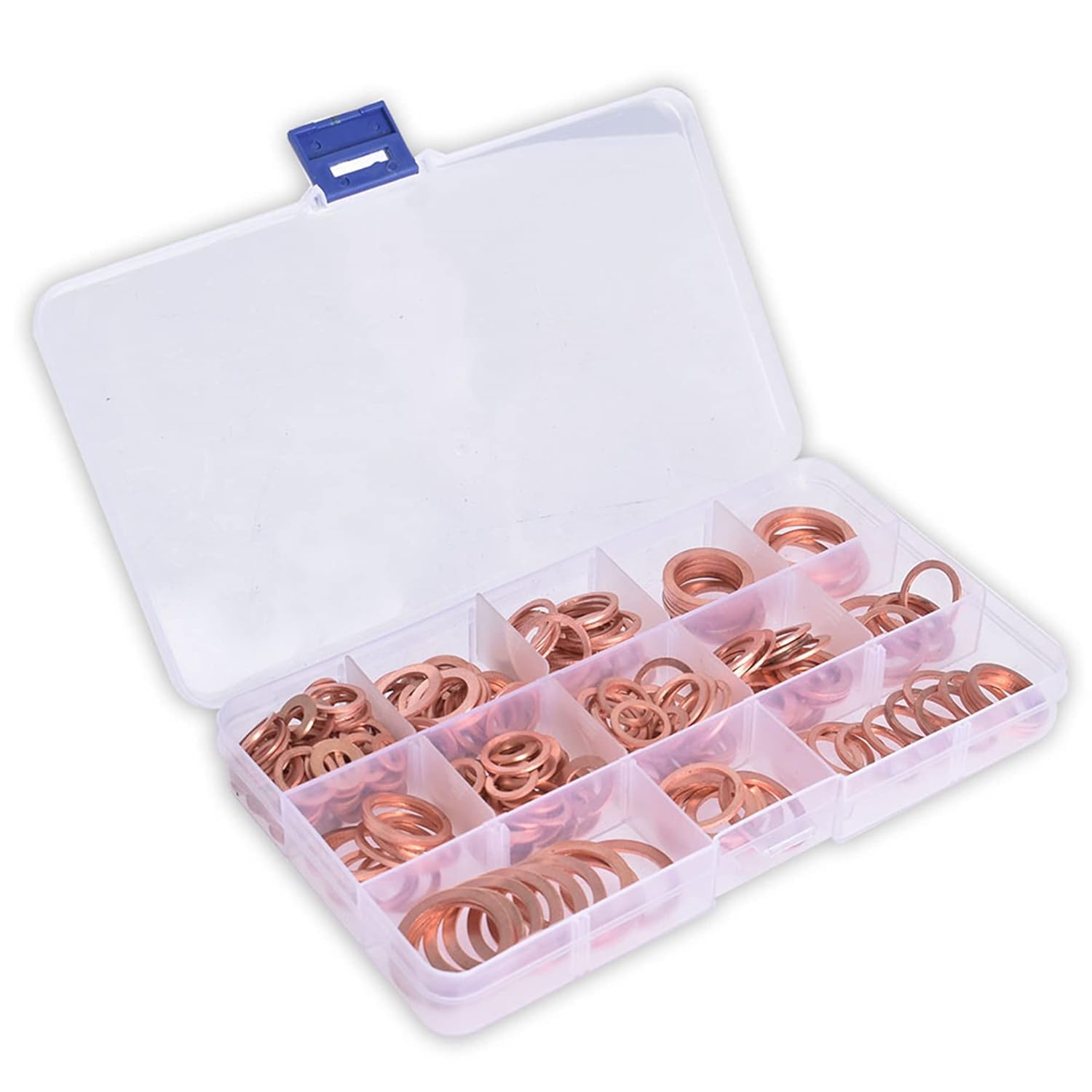kimllier Copper Sealing Washers 280PCS 12 Size Copper Crush Washers