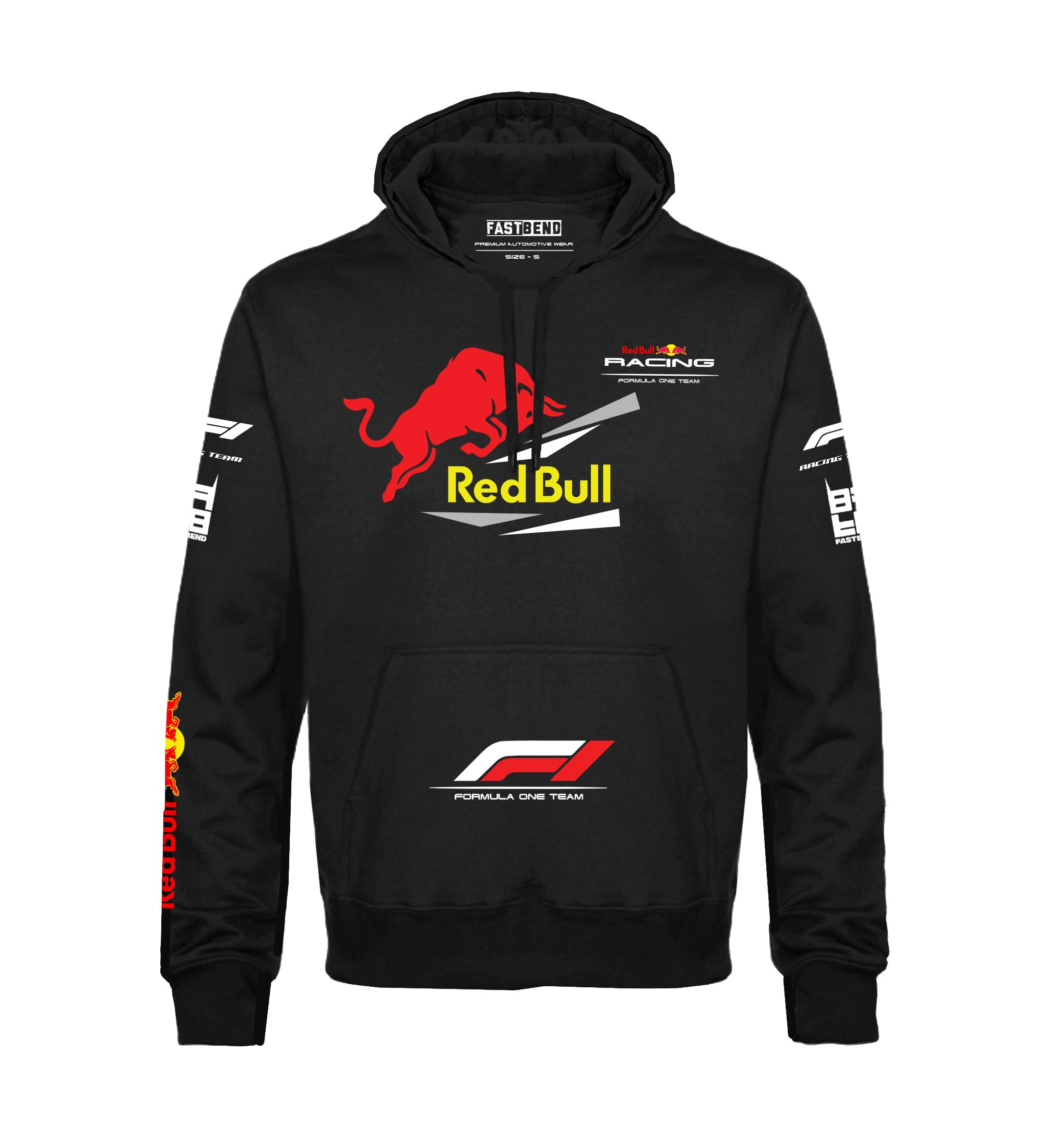 FastBend HDF 001 - Re dbul l All Over Car Racing Hoodie Stylish Racing Team Hoodie
