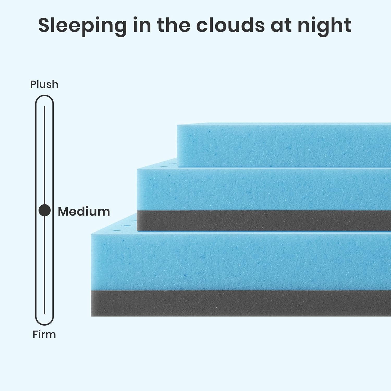 Maxzzz Twin Mattress Topper, 3 Inch Gel Infused Memory Foam Mattress Topper, Cooling Mattress Pad for Pressure Relief Back Pain, CertiPUR-US Certified