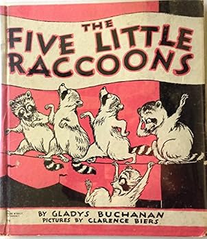 Hardcover The Five Little Raccoons [Unknown] Book