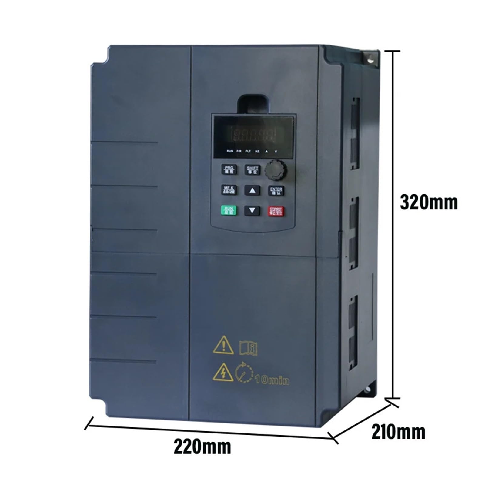 Variador de frecuencia for Torno Motor asíncrono trifásico VFD 5,5KW-11KW 15HP 3p Salida inversor 220V Control de Velocidad 500Hz Variador de frecuencia(7.5(10HP) KW-1P220V)