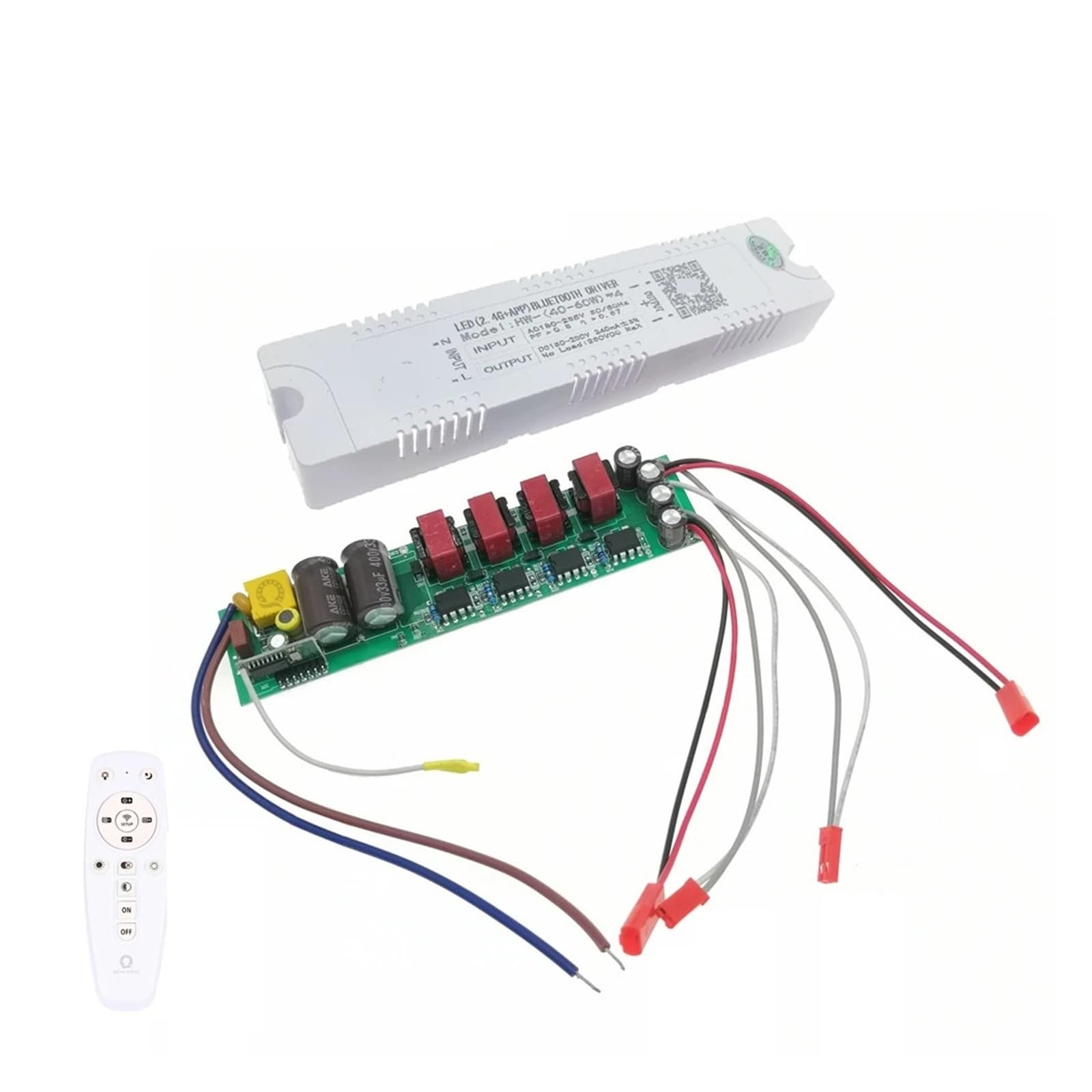 Pilote de LED 40-60Wx4 avec télécommande 2.4G transformateur gradation et couleur