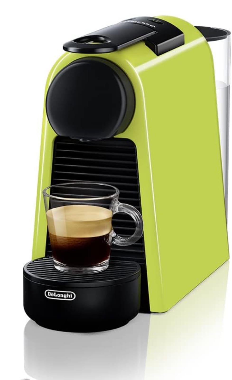 Nespresso Essenza Mini EN85.L, Cafetera De'Longhi, Sistema de Cápsulas Original, Depósito de agua 0,6L, Lime Green con 20 Cápsulas Original Firenze Arpeggio