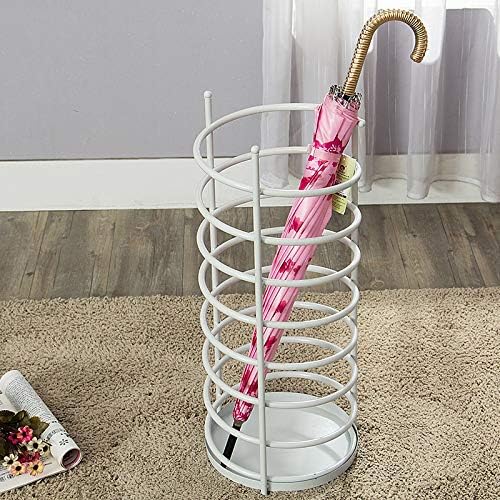 Household Umbrella Stand Storage Bucket Door Umbrella Holder Stand Home Hotel Metal Umbrella Storage Rack Shelf(E)