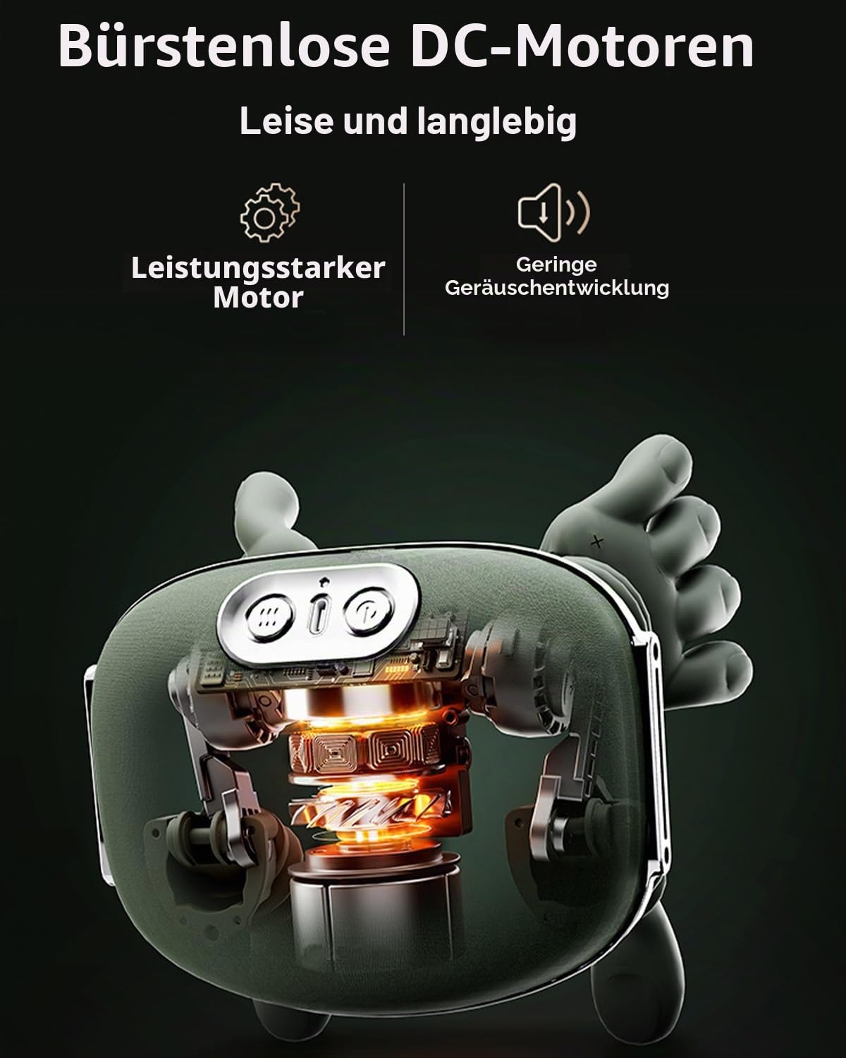 Massierende Hand für Nacken, 4D-Nackenmassagegerät, Rücken- und Halswirbelmassagegerät mit Wärme, Massagegerät, Massagegerät für Nacken und Schultern zum Reisen, Ausruhen, zur Stresslinderung