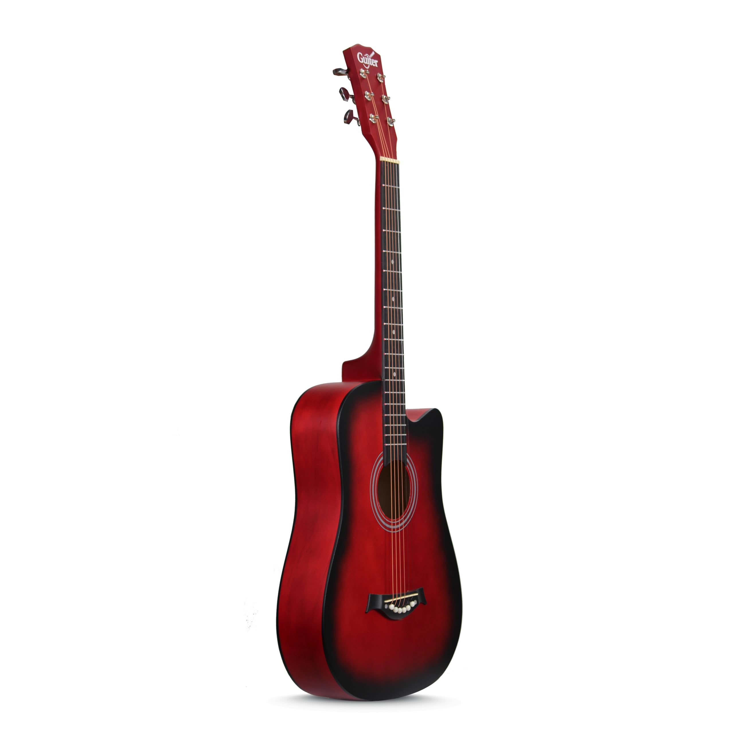 Guiter OTG 38-inch Acoustic Guitar with Truss Rod,Rosewood