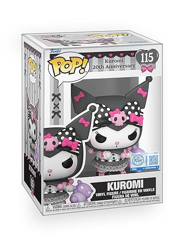 Epic Collectibles Pop Hello Kitty - Kuromi with Baku 20th Anniversary Limited Edition Exclusive Vinyl Figure Bundled with Box Protector Compatible for Funko