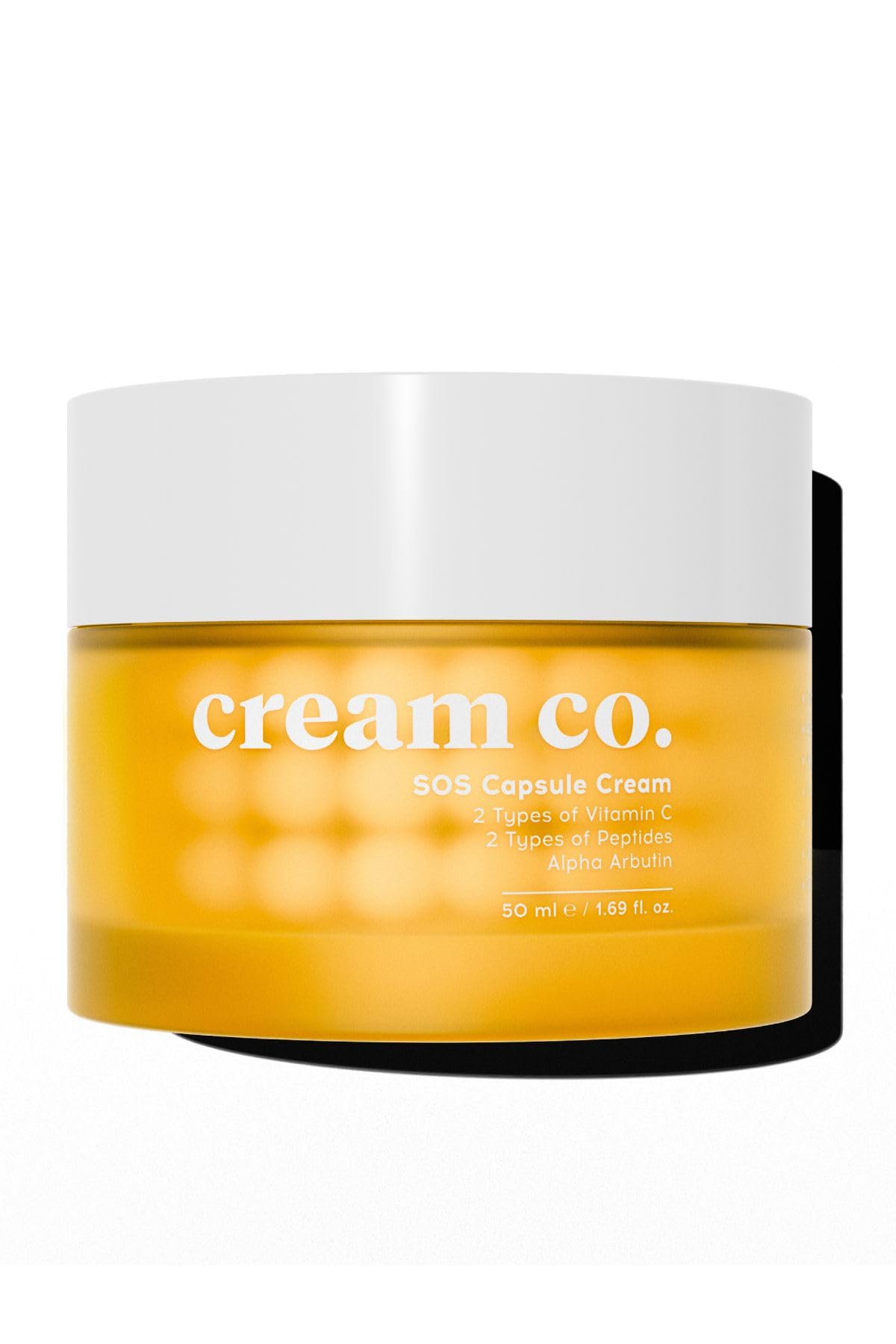 Cream Co. Leke Karşıtı Cilt Tonu Eşitleyici C Vitamini Nemlendirici Kapsül Yüz Kremi 50 ML, Tüm Cilt Tipleri