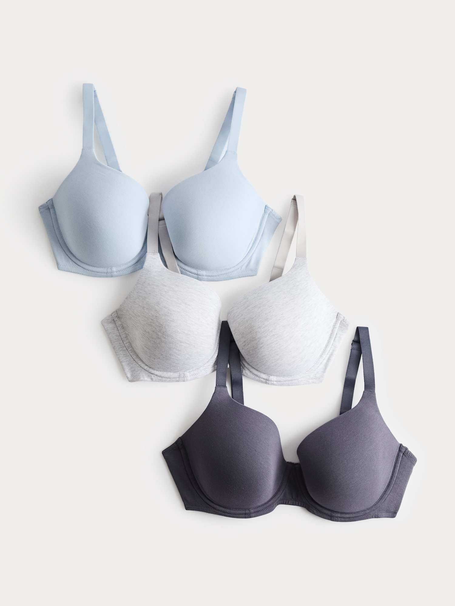 Marks & Spencer 3er-Pack Damen T-Shirt-BHS mit Bügel und Vollschale