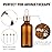PrettyCare Set of 4, 1 oz Dropper Bottles with Golden Caps, Labels, Funnel & 2 Extra Dropper - 30 ml Thick Dark Amber Glass Empty Tincture Bottles for Personal Care & Beauty