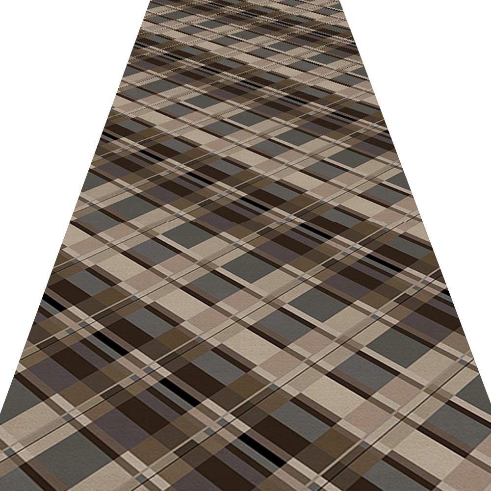Alfombra de pasillo suave ZRUYI rectangular y sin olor lavable