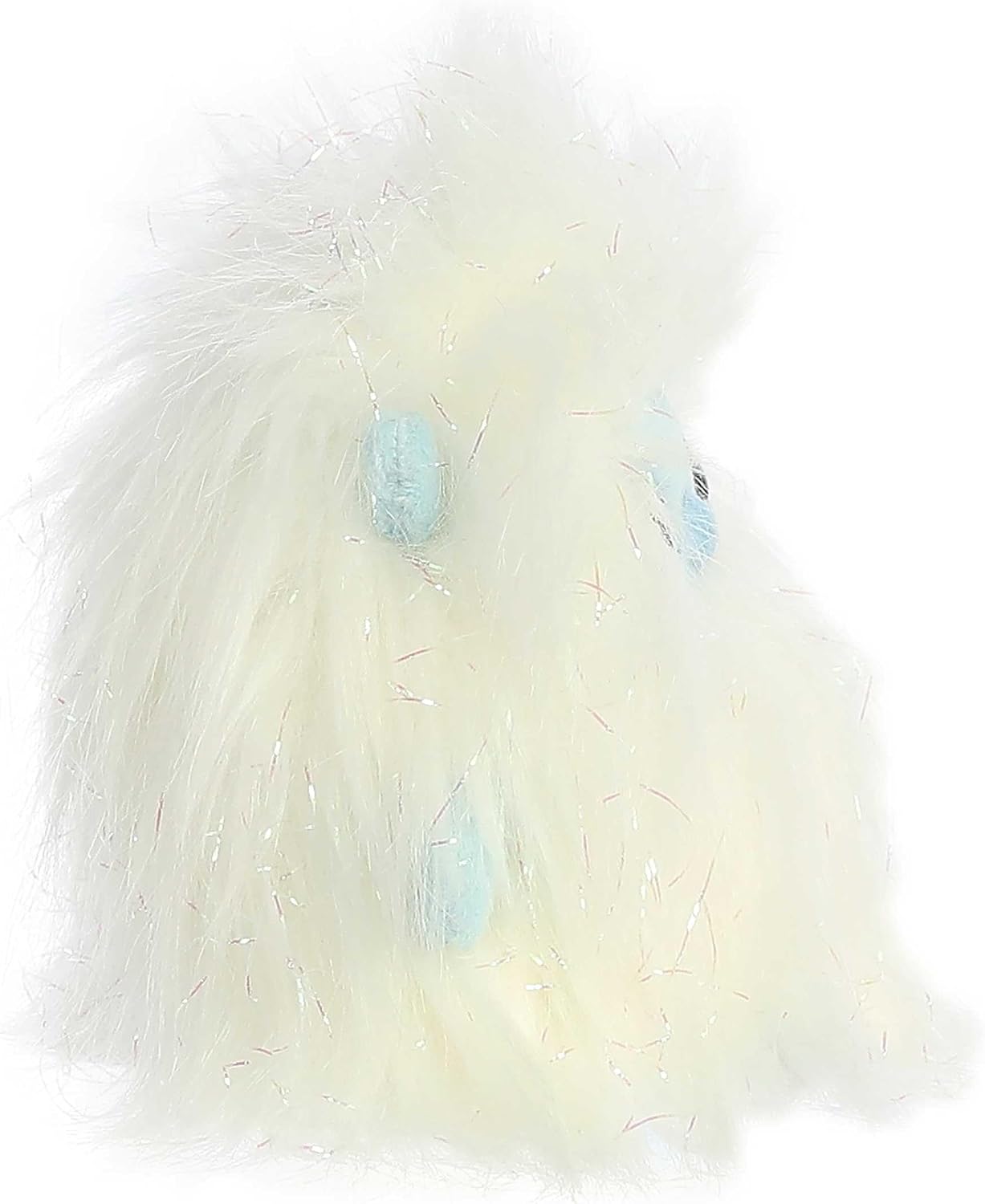 Aurora® Festive Holiday Cuddles The Yeti™ Stuffed Animal - Seasonal Characters for Holiday Décor - Perfect Stocking Stuffers for Kids and Collectors - White 4.5 Inches