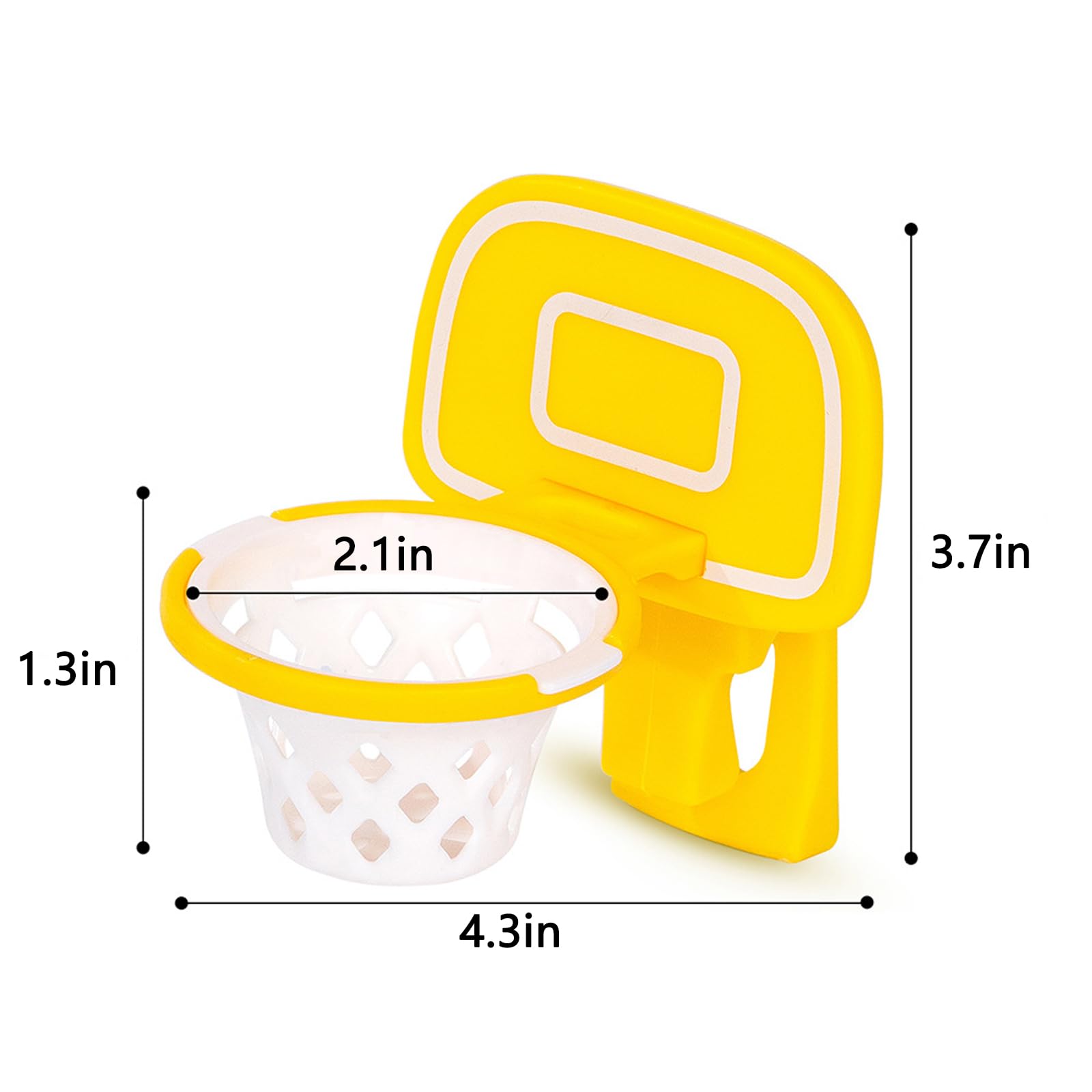Egg Yolk Separator,Playful basketball hoop design,Efficient egg yolk separation,yellow