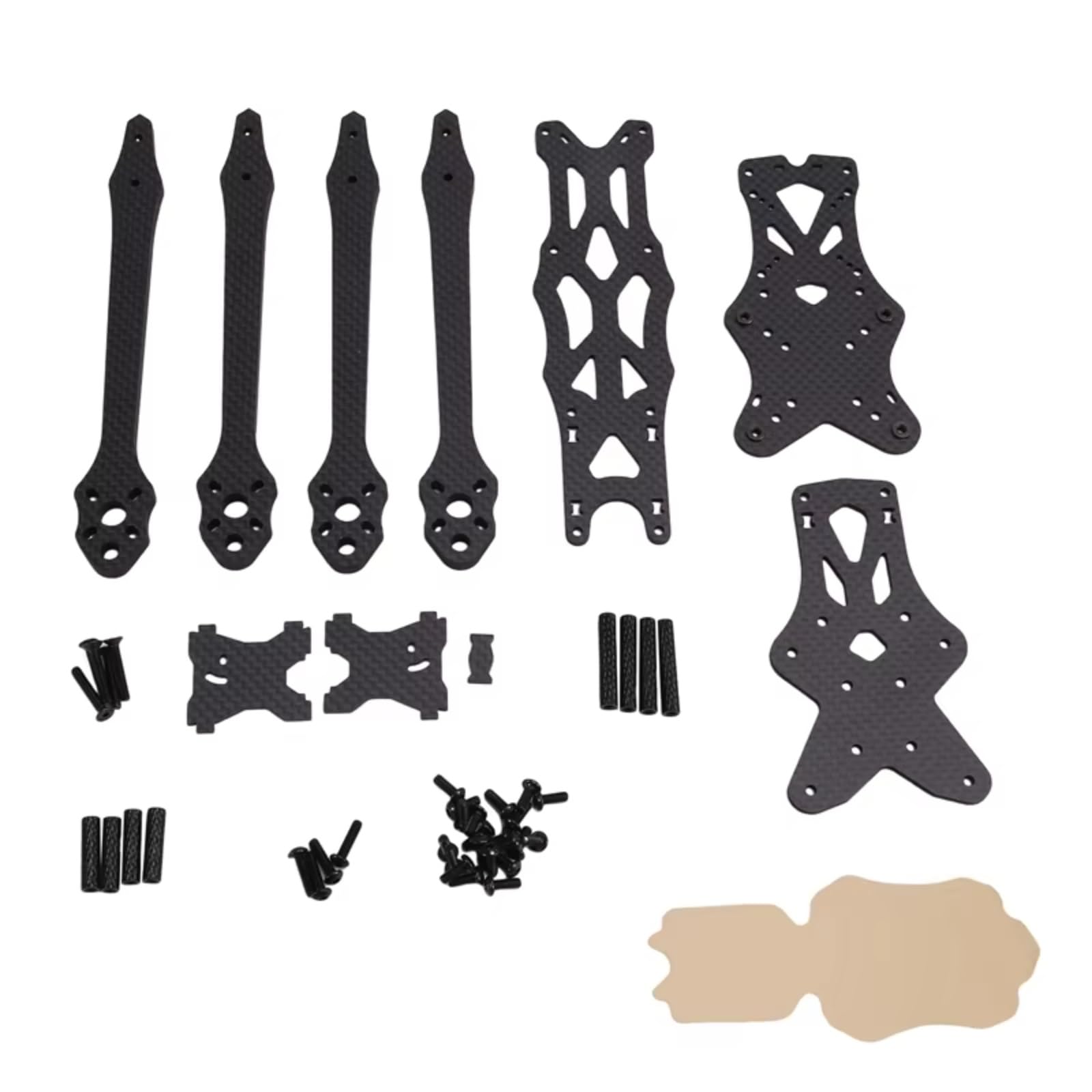 Compatible con Apex HD RC Drone Kit De Marco 7 Pulgadas Patrón Fibra Carbono Cuadricóptero Largo Alcance Brazo 5, Mm 315 Piezas Bricolaje RC Mejoras Maquetas