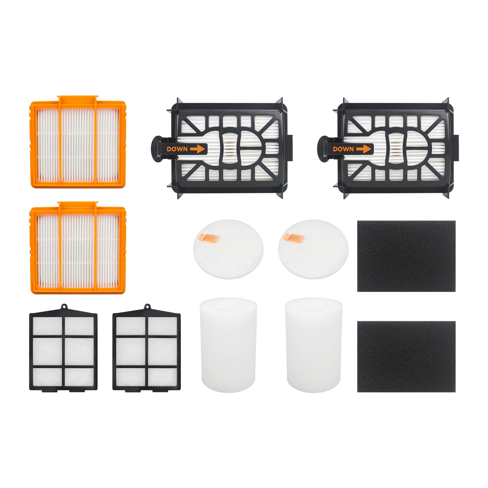Replacement Filter Compatible with Shark UR2360S UR2360 UR2360EEUS Ultra Robot Vacuum (12 PACK)