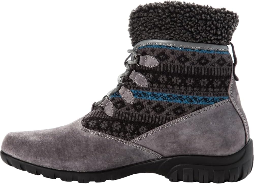 Propet Women's Delaney Alpine Boot, Grey, 06H D US