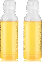 Dokpav 2PCS Plastic Squeeze Bottles Dispensers, 300ML Squeeze Oil Bottle, Squeeze Squirt Condiment Bottles, Leak Proof Reusable Condiment Squeeze Bottle for Oil, Vinegar, BBQ, Cooking, Kitchen(Clear)