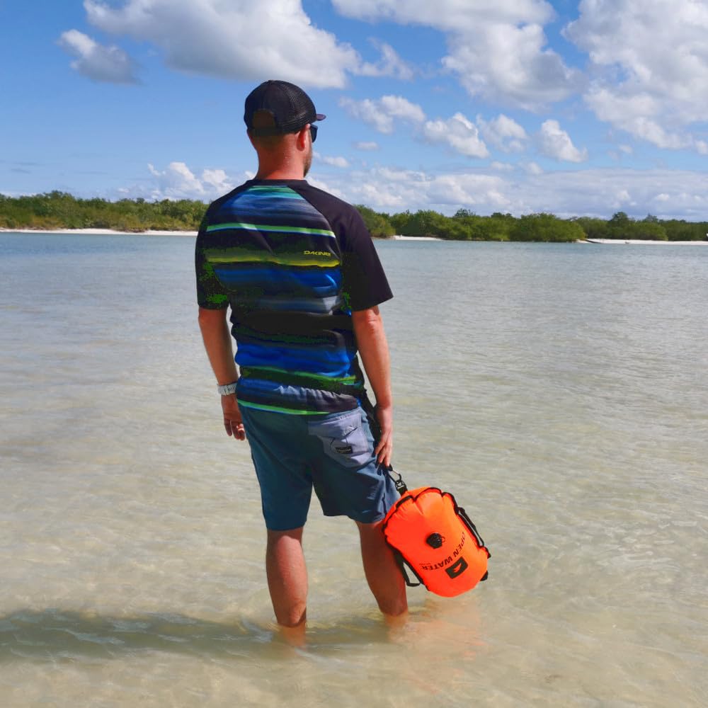 OpenWater Open Water Swimming Buoy Orange Boya de Seguridad, Unisex-Adult, Naranja, M
