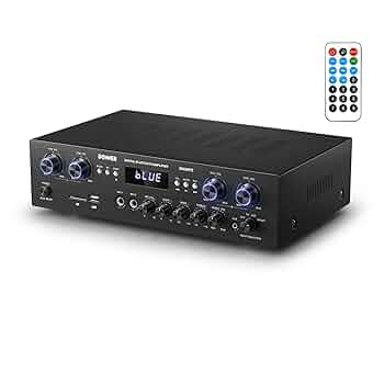 DONNER MAMP2 プリメインアンプ MAMP2 Stereo Audio Amplifier 600W Peak 2 Channel Bluetooth
