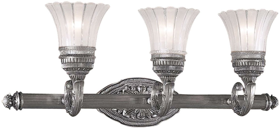 Minka Lavery5763-2560-84 Europa Bath 3 Light Bath Lighting, Brushed Nickel Finish