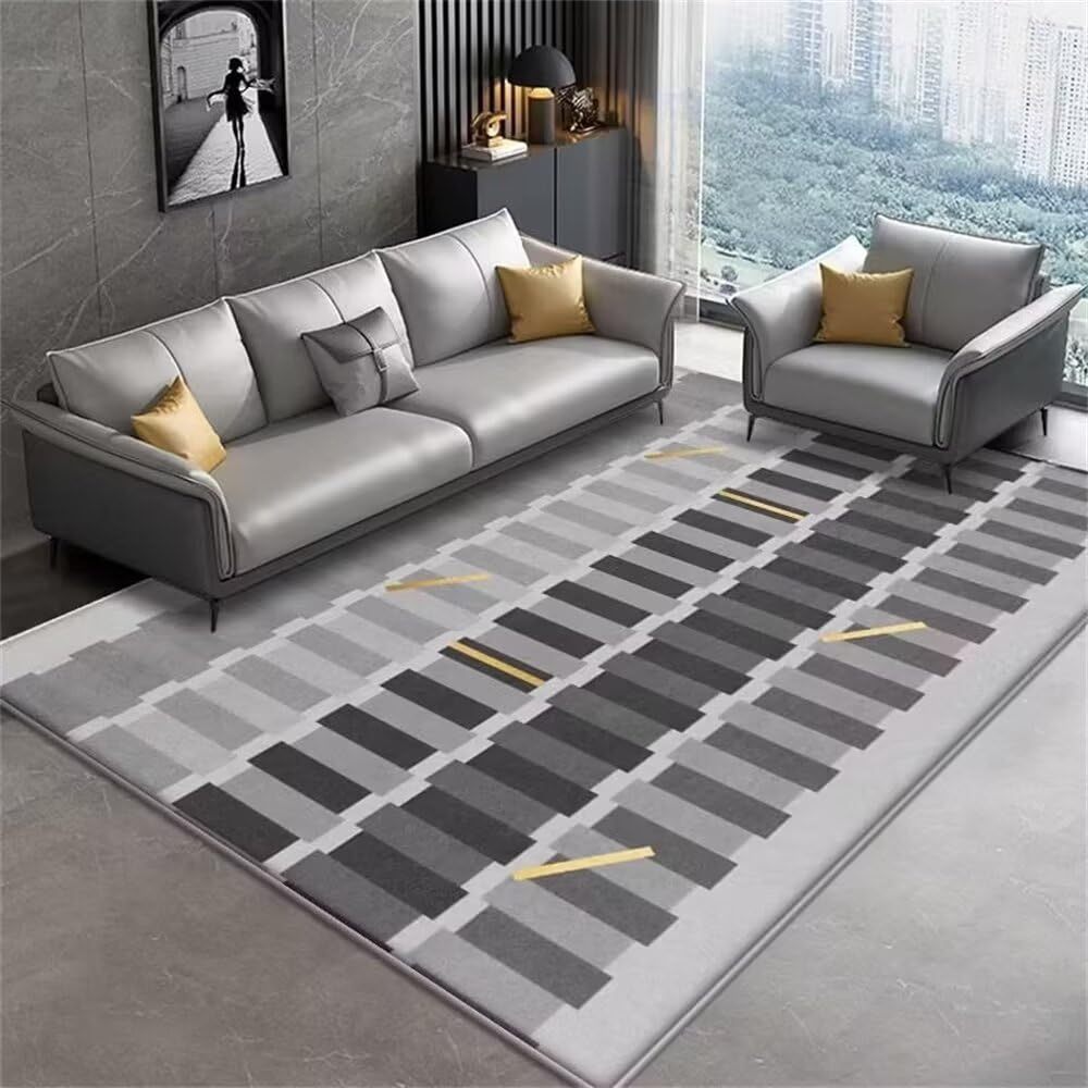 Tapis gris sur mesure et personnalisable déco chambre adulte