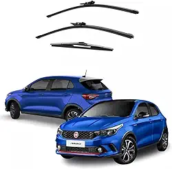 Kit 3 Palheta Limpador De Parabrisa Silicone Chuva Argo 2018 A 2022