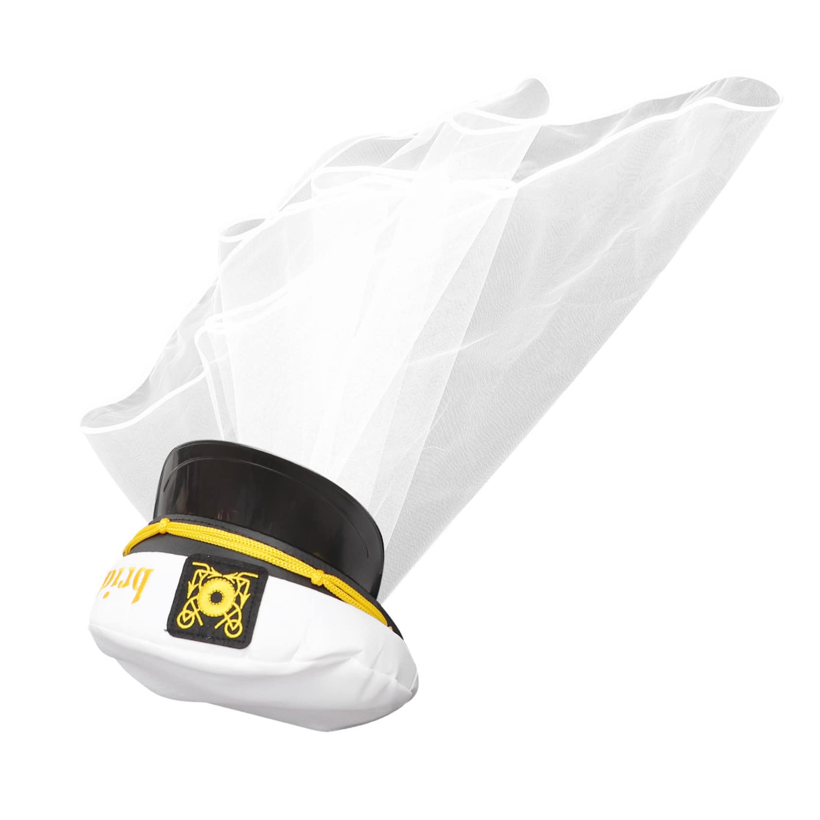 PRETYZOOM 5 Uds Sombrero De Nupcial Sombreros Despedida De Soltera Decoración Con Velo Diadema De Novia Velo Novia De Con De