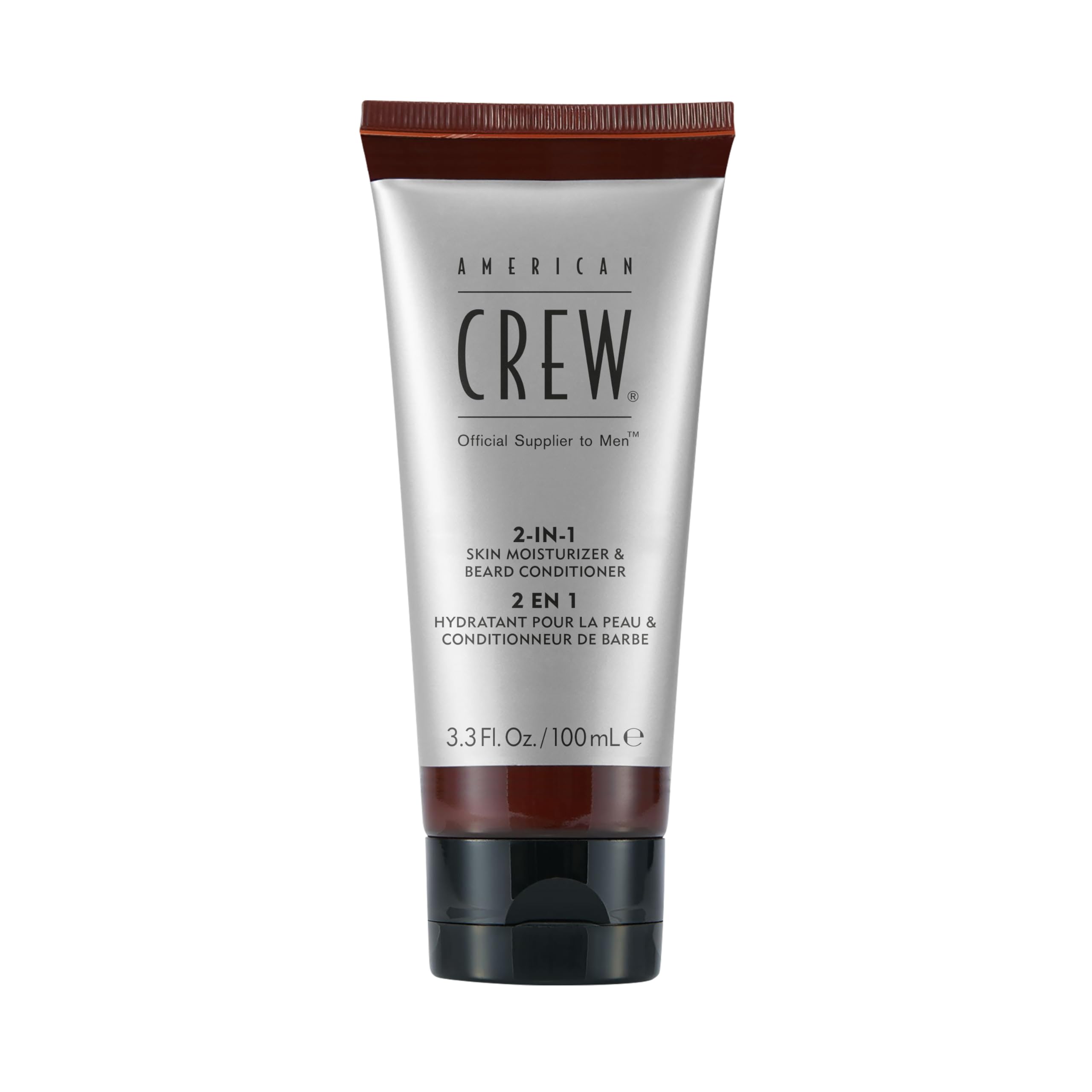 American Crew Men's 2-in-1 Skin Moisturizer & Beard Conditioner, 3.3 fl oz