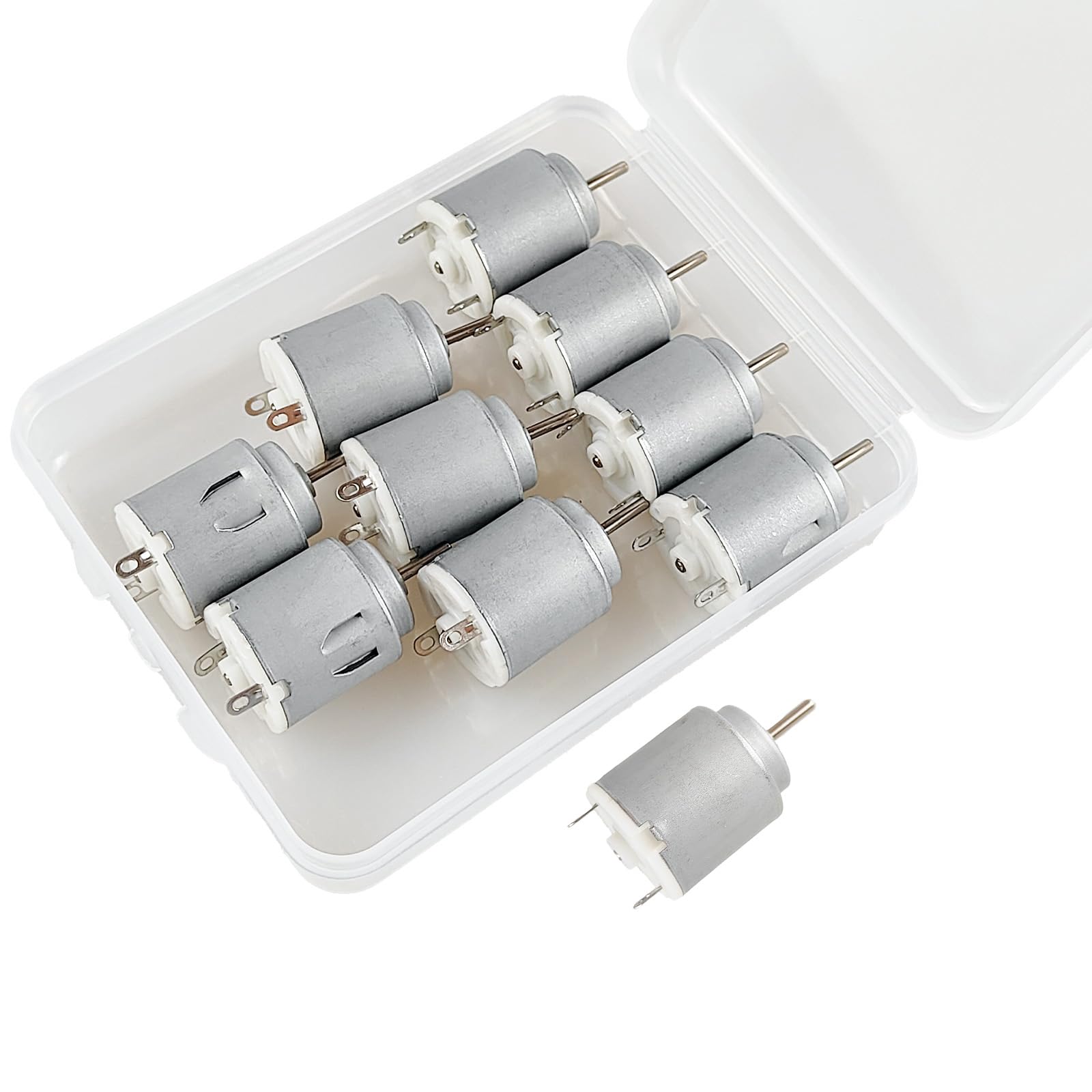 Gikfun DC 3V-6V 140 Motor 2000 RPM for DIY Electric Toy Car Ships Small Fan Arduino (Pack of 10pcs) EK2153x10U