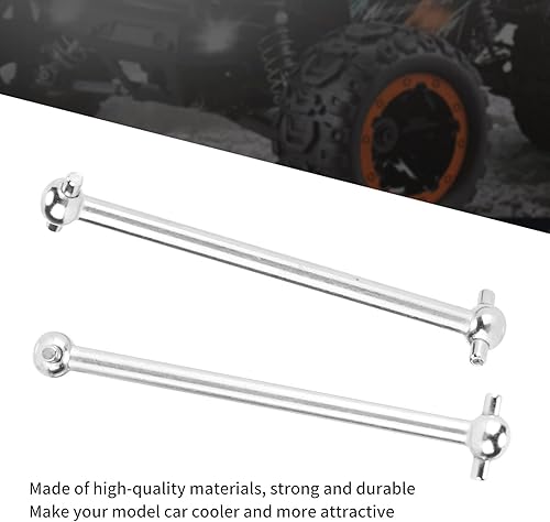 Miniatura 4 de Haofy Eje de transmisión trasero de metal Rc para 16889 1/16 Rc Car Spare Parts Upgrade M16106, Hbx 16889, 1/16 trasero Rc Car Dog Bone Shafts