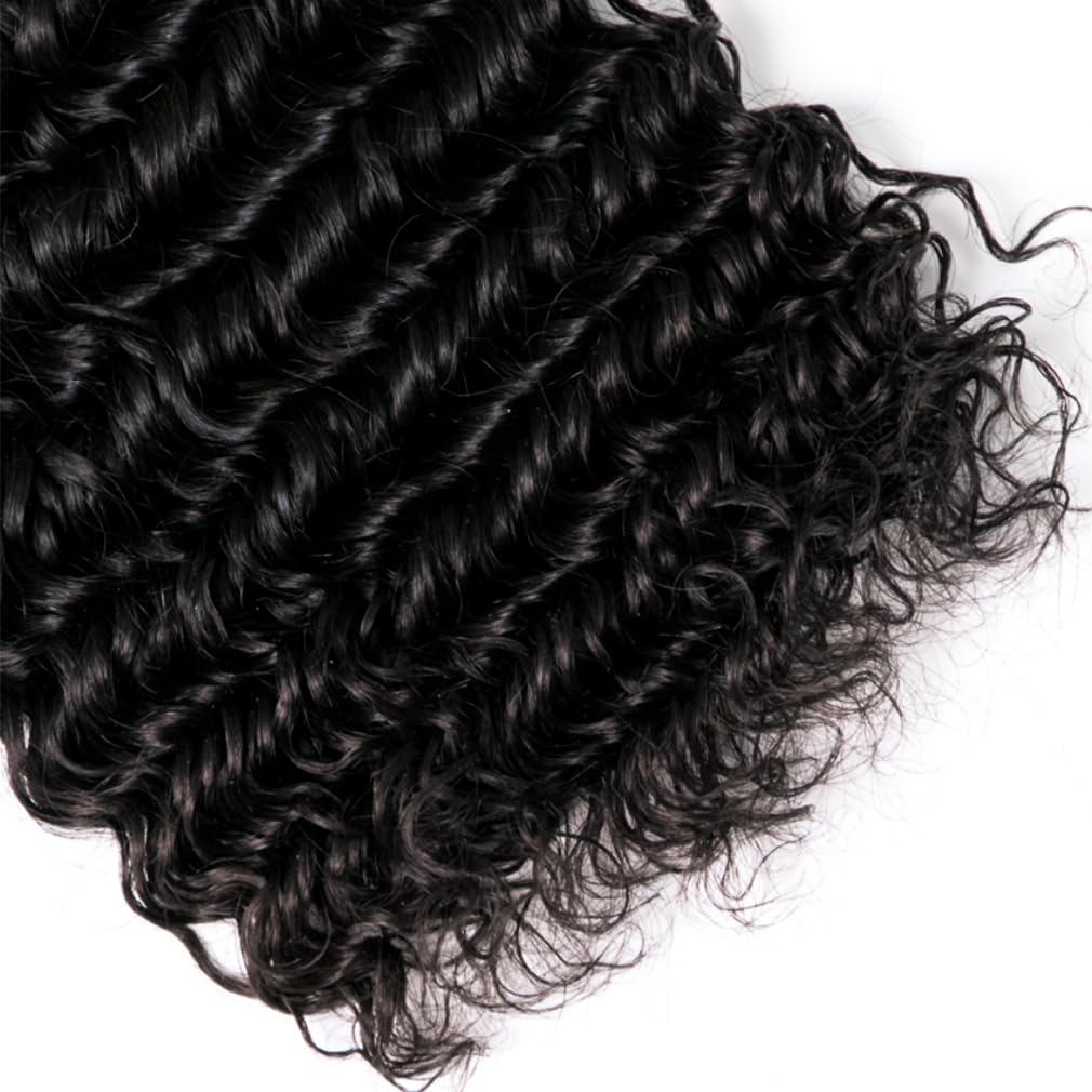 Amazon.com : Deep Wave Bundles Human Hair 16 18 20 Inch 100  display picture 2