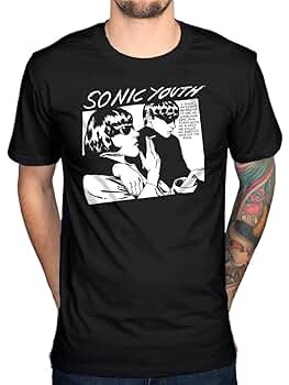 Amazon.com: Official Sonic Youth Goo Album Cover T-Shirt