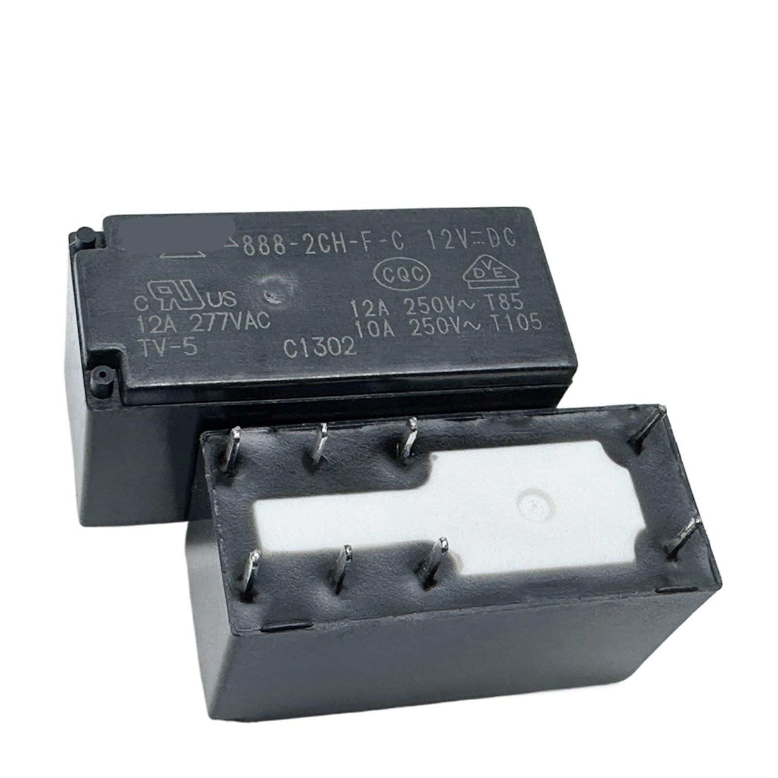 Relay 12VDC 10A 8pins 888-2CH-F-C composant électronique de rechange