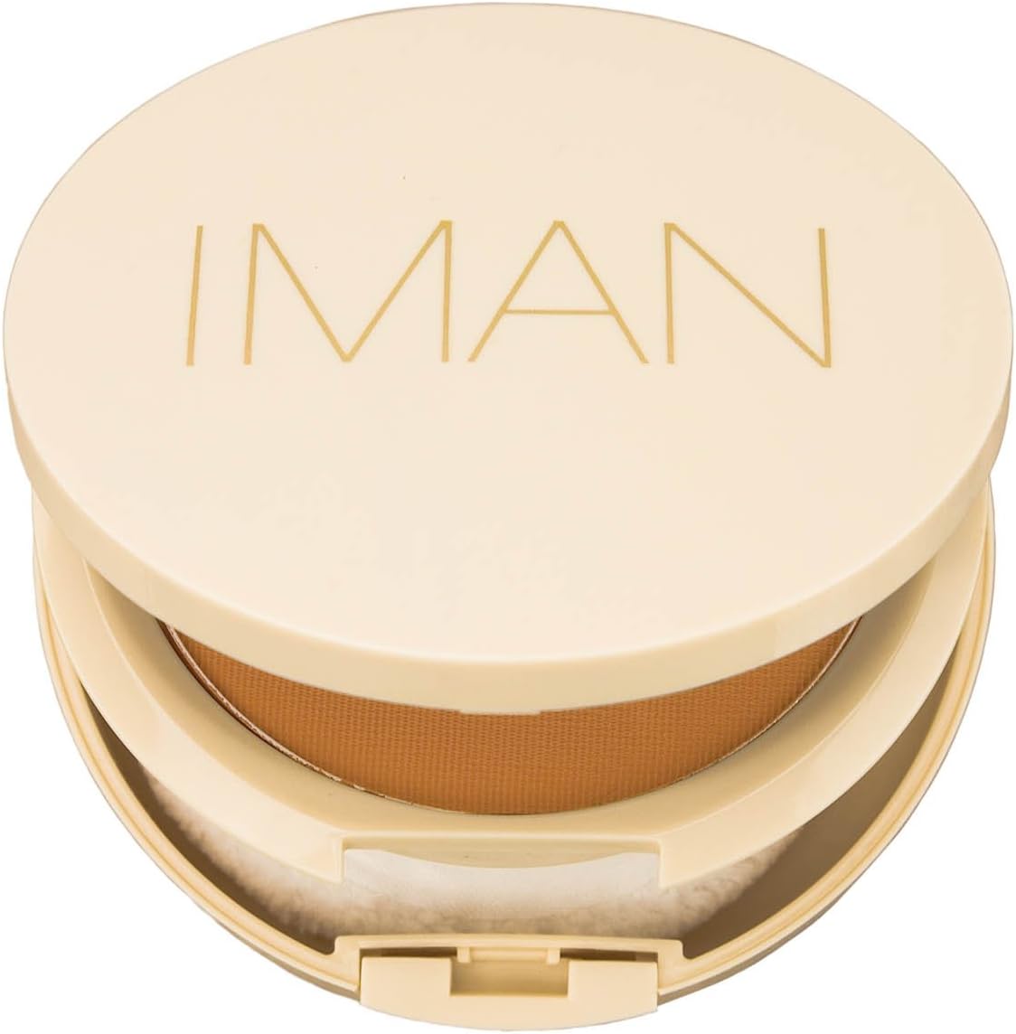 IMAN Cosmetics Perfect Response Oil-Blotting Pressed Powder, Light Skin, Light Medium