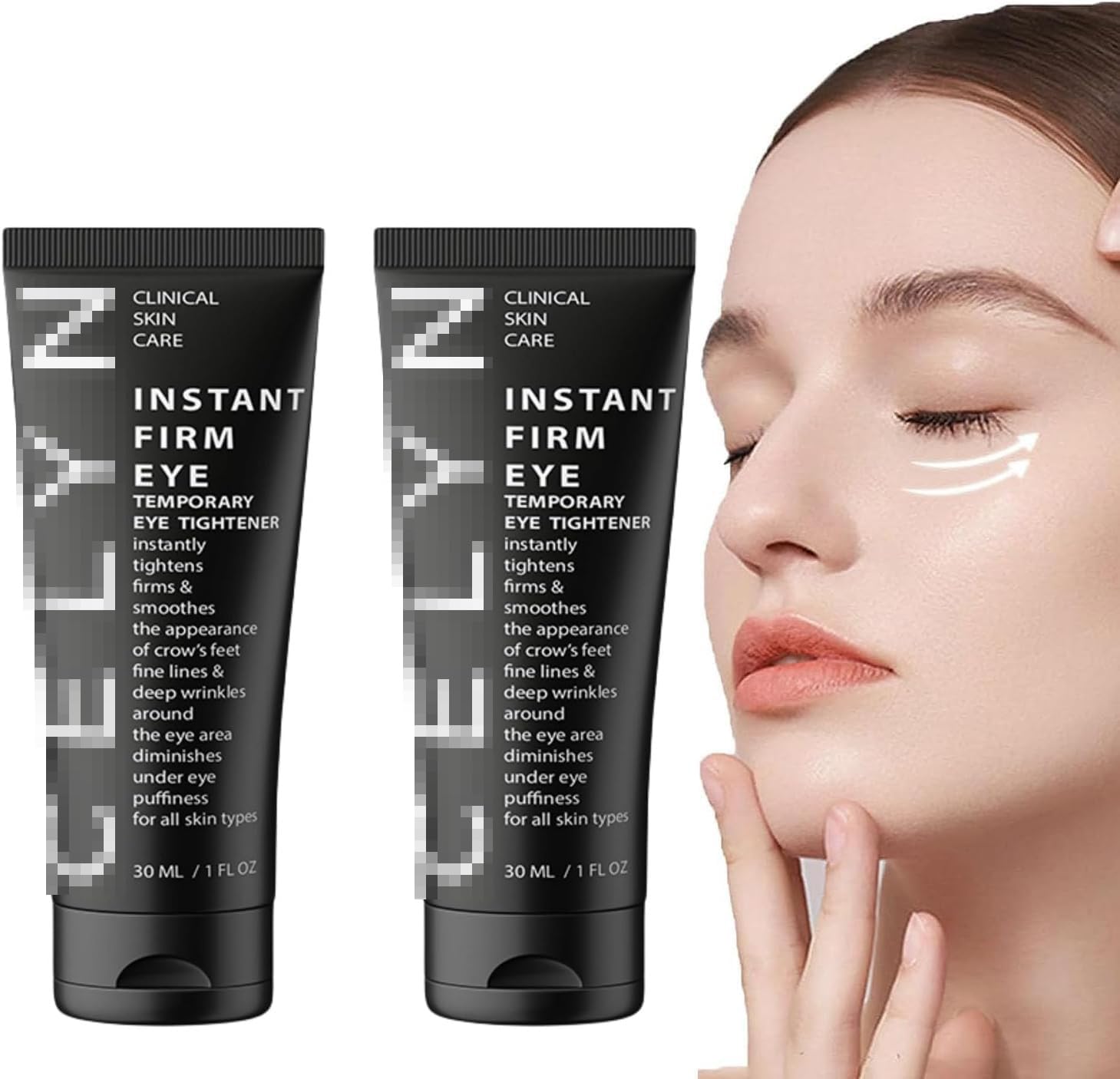 Celyn Instants Firmx Eye Cream，Celyn Eye Bag Cream Eye Tightener, Temporary Eye Tightener Eye Cream,Celyn Peptide Eye Cream, Anti Aging Fine Lines, Firm That Delicate Skin Under Your Eyes (Size : 2PC