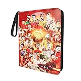 Album de Cartes de Football, Album de Collection de Cartes de Football pour jusqu'à 400 Cartes, Album de Cartes à Collectionner avec Fermeture Éclair et Poignée, Album de Collection et d'Échange pour