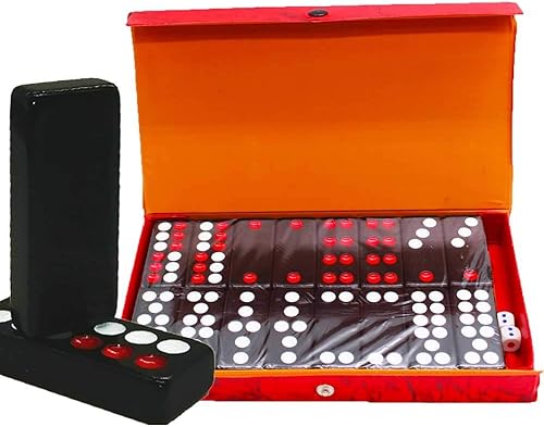 Pai Gow Tiles - Juego de azulejos chinos Pai Gow, juego de azulejos de Pai Gow grande para adultos, tarjetas de frotamiento de mano para adultos,