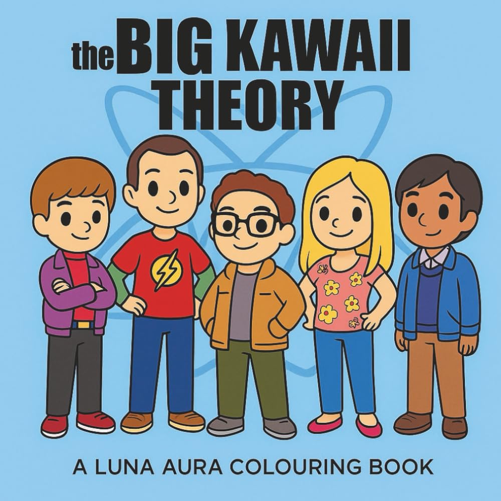 The Big Kawaii Theory: A Luna Aura Colouring Book