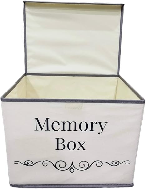 Memory Storage Box - Baby Keepsakes, Travel memories, Loved Ones Treasured Keepsakes.