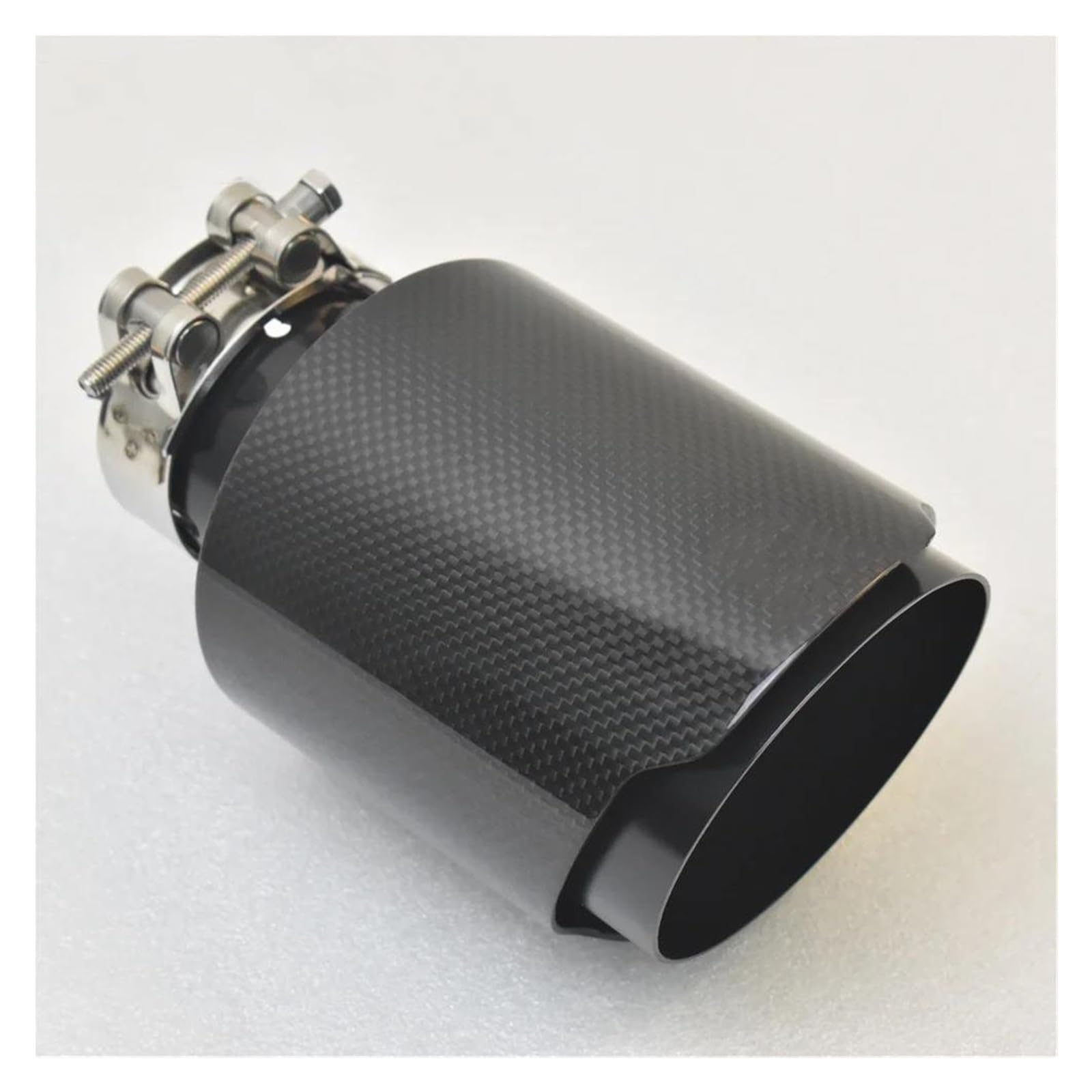 Embout D’Échappement Universel Inox Mat 51-89 Mm – 1 Pièce – Anti-Rouille & Protection Silencieux – Look Sportif