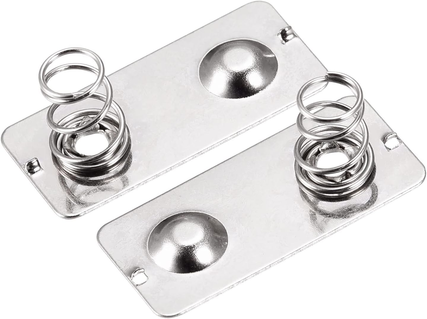 MECCANIXITY Battery Spring Plate AA Battery Spring Contact Nickel Plate 24mmx11mm 10 Pcs